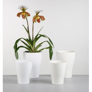 Scheurich Orchideengefäße 608 Panna, verschiedene Größen. Keramik-Übertöpfe für Orchideen.