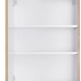Optifit Hängeschrank Erik290 in Wildeiche, 50 cm breit, mit 2 Einlegeböden für die Küche.