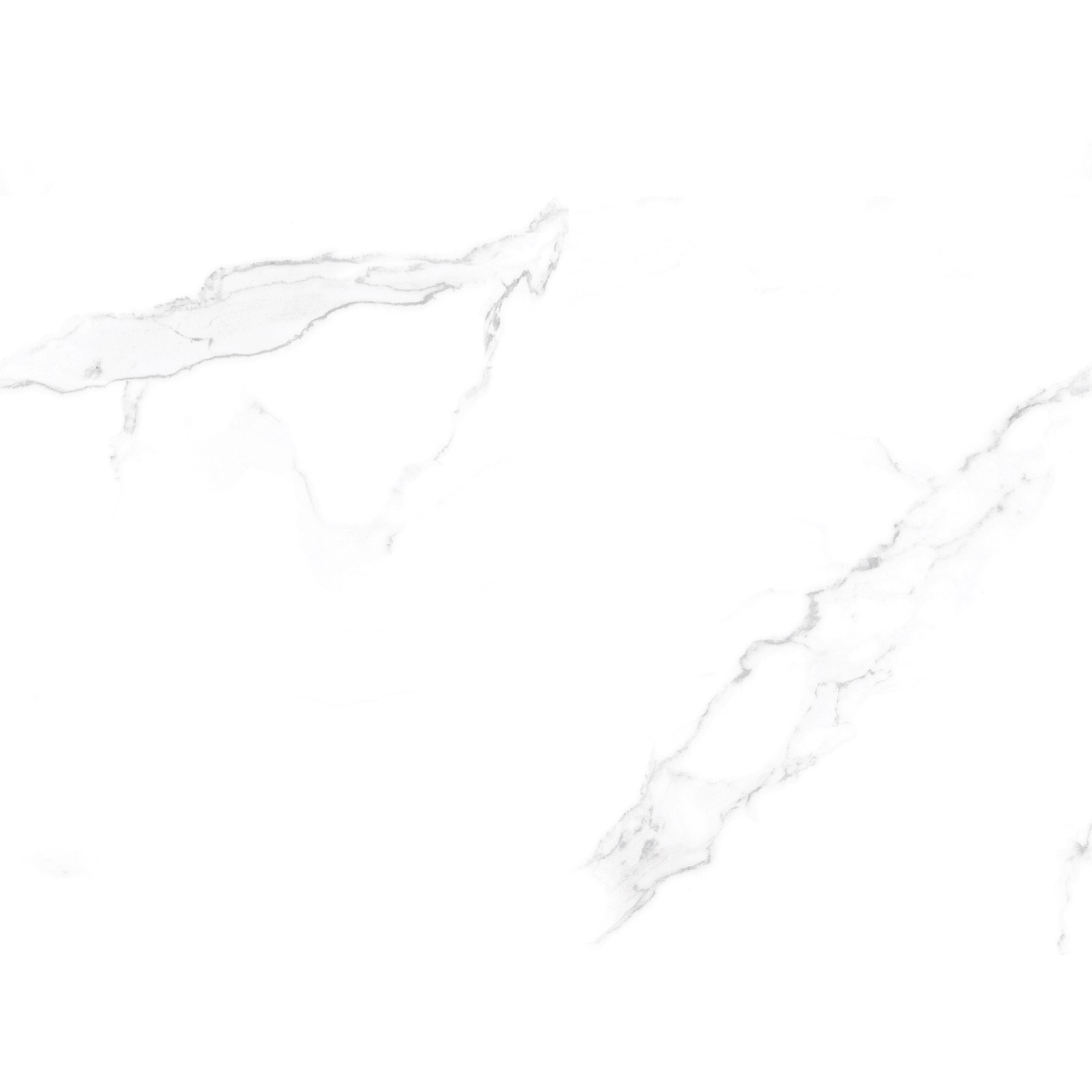Bodenfliese Statuario Classic Feinsteinzeug Weiß Poliert 60 cm x 60 cm günstig online kaufen