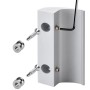 SOTECH Balkontürgriff SEJA II Alu Eloxiert 85 x 40 x 20 mm BA 48 mm Aluminium Verdeckte Verschraubung_3