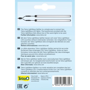 Tetra LED Splitter LightWave zur Verbindung von zwei LightWave LED-Leuchten für Aquarien.