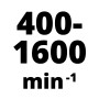 Drehzahlbereich der Einhell Dekupiersäge TC-SS 406 E: 400-1600 min-1.