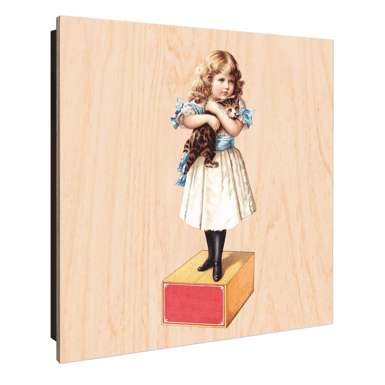 Banjado Großer Schlüsselkasten Holz 30x30cm Schwarz Scharnier Links 50 Hake günstig online kaufen