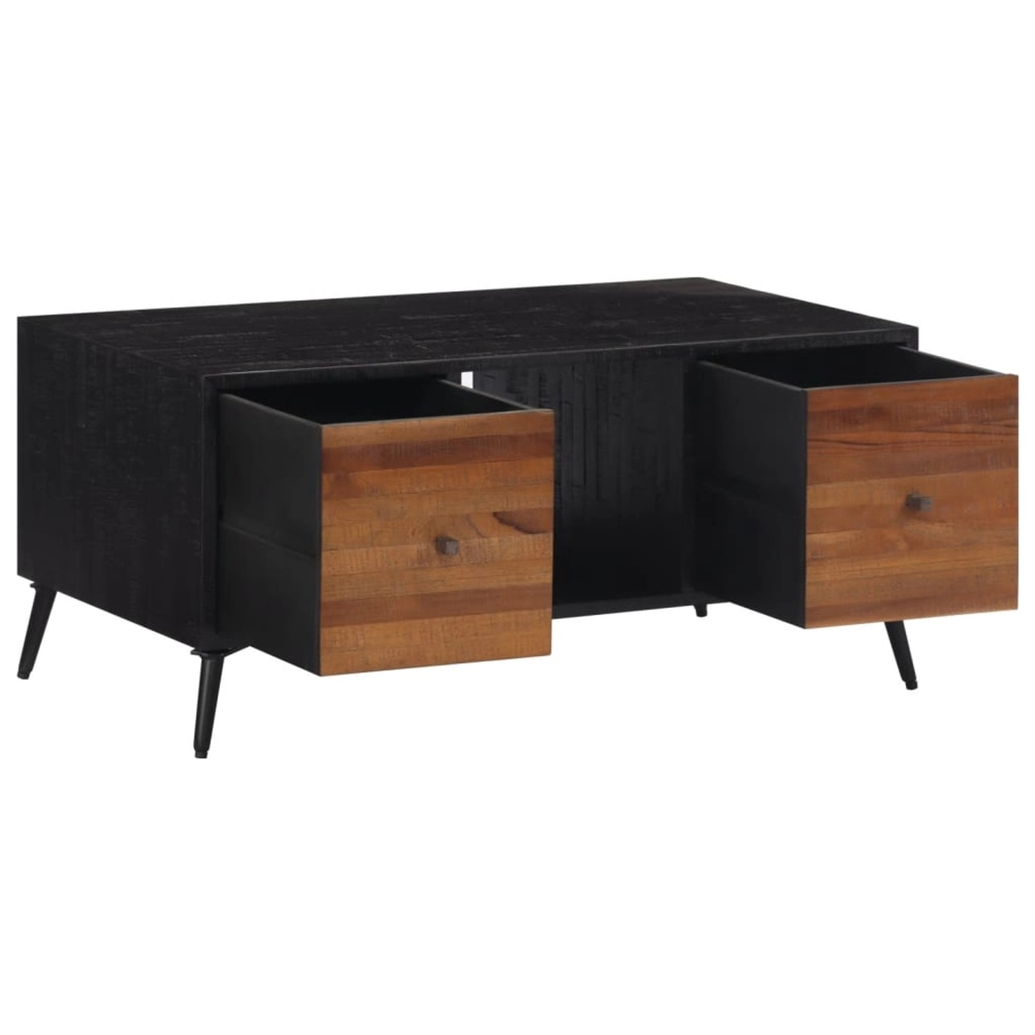 vidaXL Couchtisch 90x50x41 cm Recyceltes Massivholz Teak günstig online kaufen