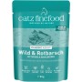 Catz Finefood No.21 Wild & Rotbarsch Katzenfutter, 85g Packung.