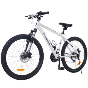 EVERCROSS Mountainbike EM3 Fahrrad 26 Zoll MTB für Damen und Herren Shimano 21 Gang Weiß