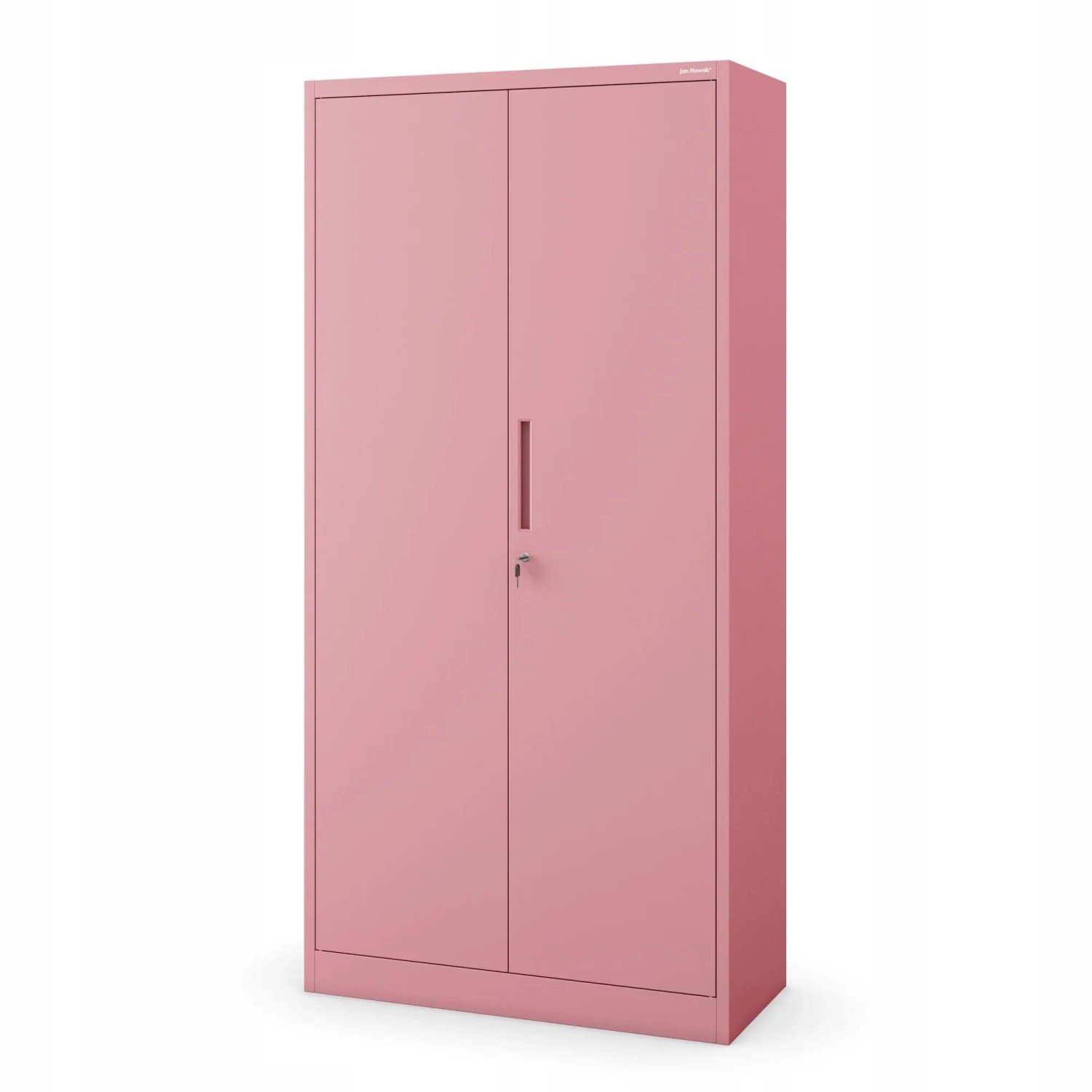 Jan Nowak Abschließbarer Mehrzweckschrank Dawid 185 x 90 x 45 cm Fresh Style Rosa