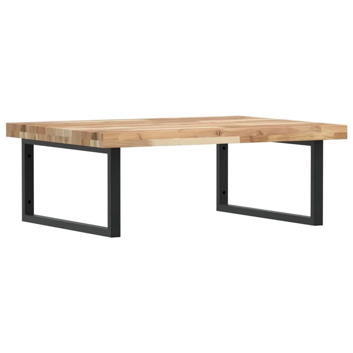 vidaXL Waschbeckenregal Wandmontage Stahl und Akazienholz 3302909