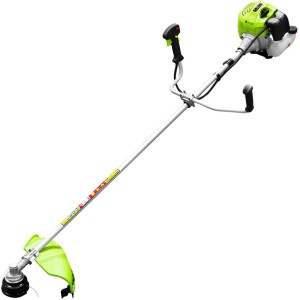 Zipper ZI-MOS145JAK Motorsense: Benzin-Freischneider mit Fadenkopf und Messern für Garten & Wildwuchs.