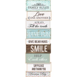 Pro-Art Wandtattoo Life Rules: Dekorative Wandregeln für ein harmonisches Zuhause.