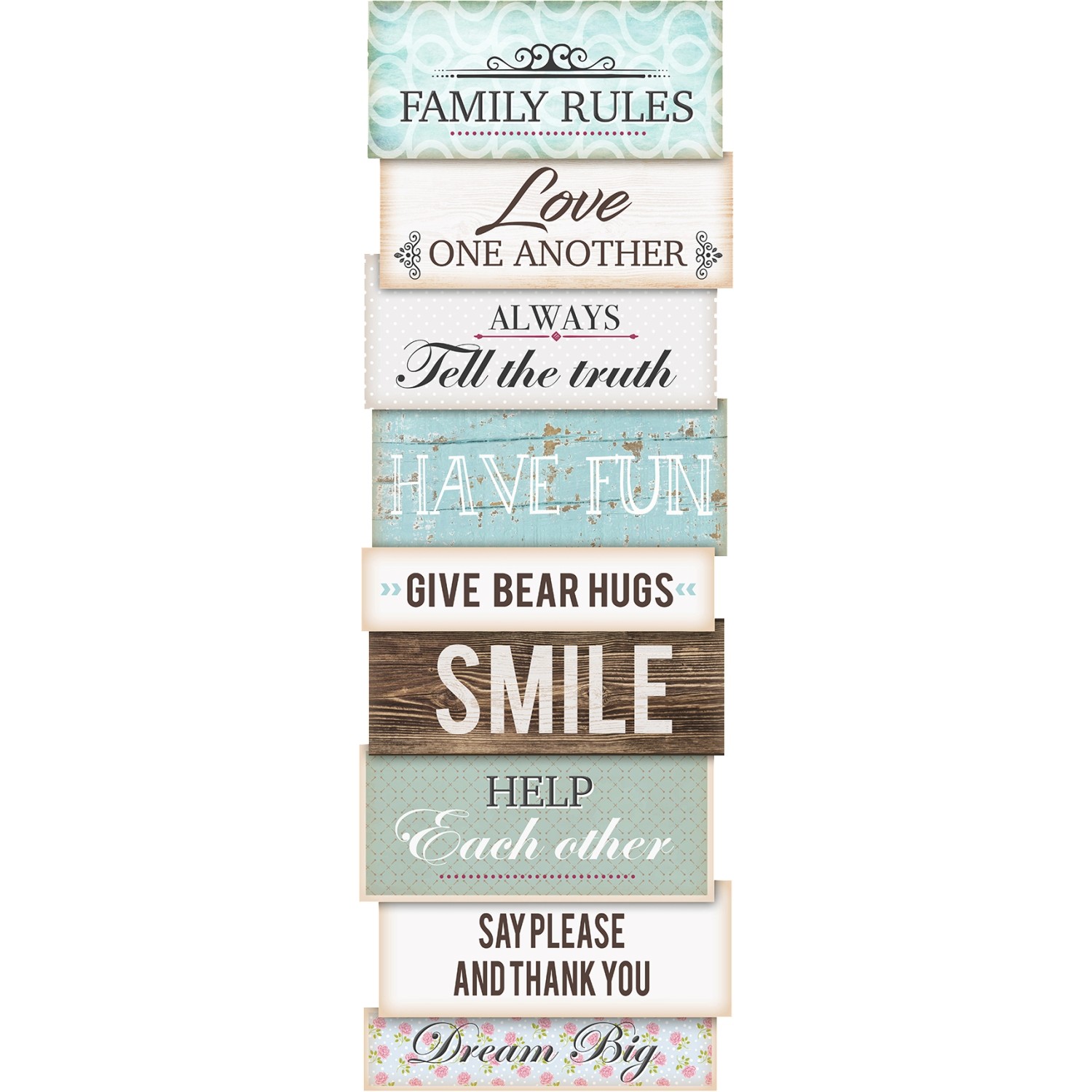 Pro-Art Wandtattoo Life Rules I 25 cm x 70 cm x 0,8 cm günstig online kaufen