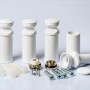 Anapont Halterungsset für Badheizkörper, weiß, zur Befestigung von Handtuchheizkörpern.