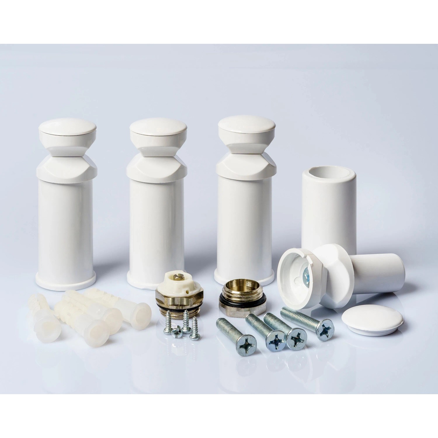 Anapont Halterung Für Badheizkörper In Weiß Geeignet Für Gerade Und Gebogene Heizkörper Befestigung Handtuchheizkörper