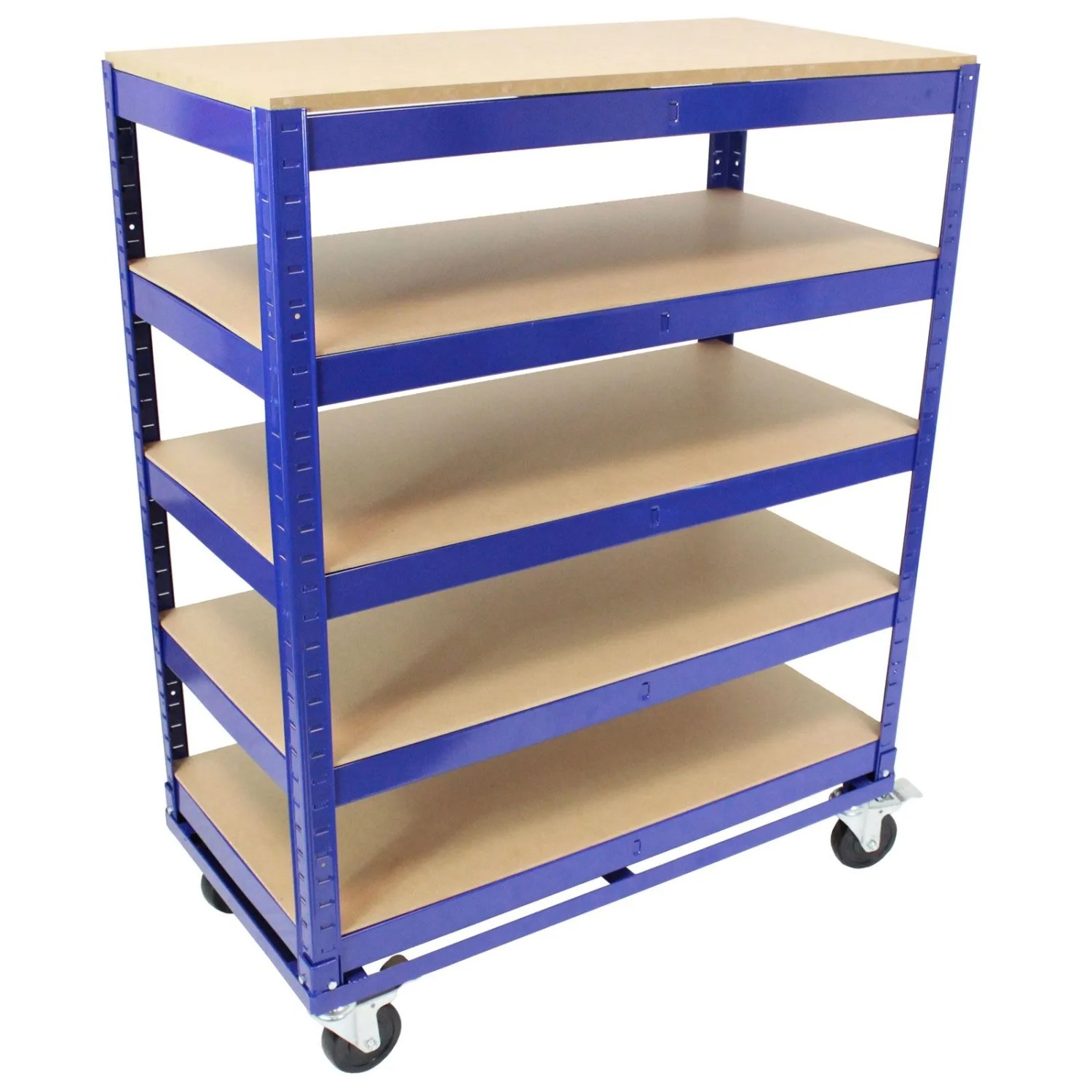 TRUTZHOLM Etagenwagen 750kg 115x90x45 cm 5 Ebenen Blau