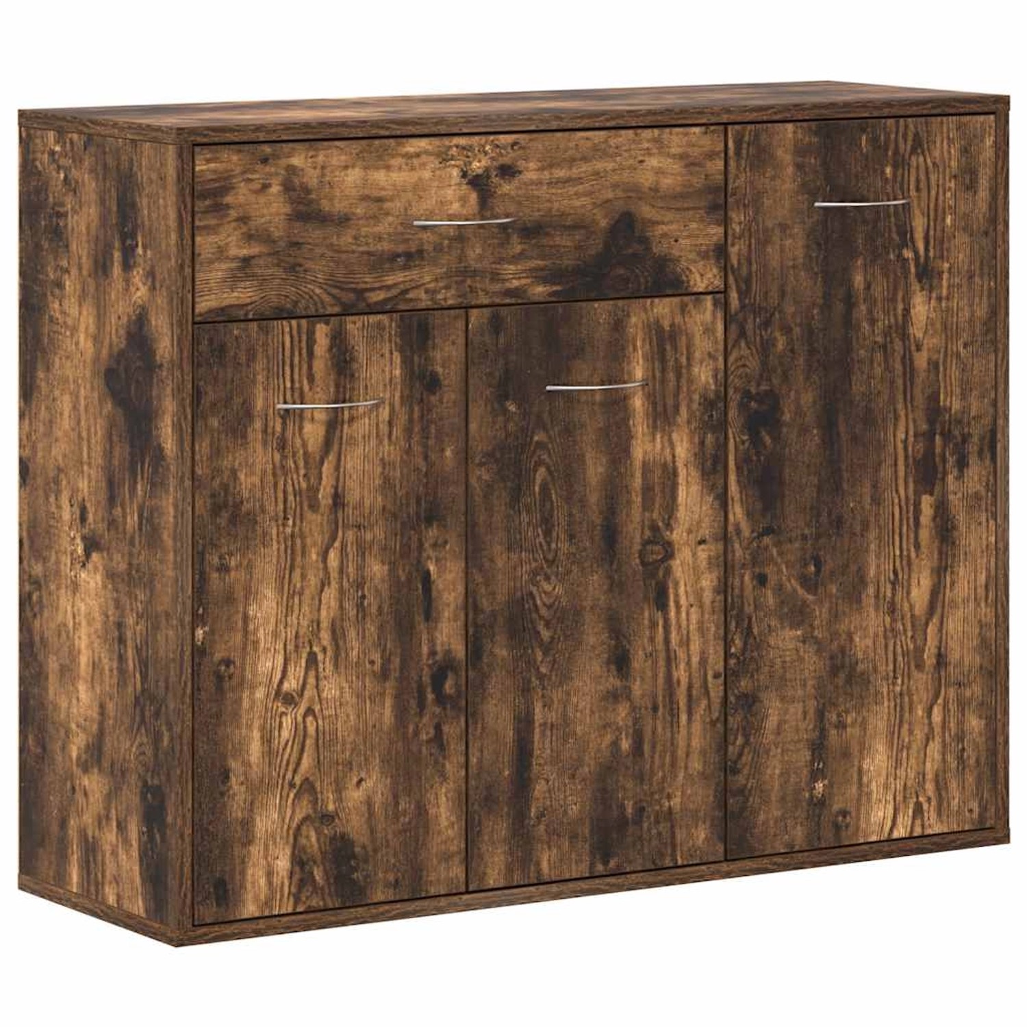 vidaXL Sideboard Räuchereiche 88x30x70 cm Holzwerkstoff 815366 günstig online kaufen