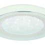Weiße Globo LED-Deckenleuchte Mickey, Ø 66 cm, mit Dimmfunktion und Fernbedienung.