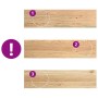 vidaXL Fensterbänke 2 Stk Unbehandelt 100x30x2 cm Massivholz Eiche 4009112_7