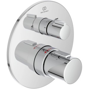 Ideal Standard Ceratherm T100 Unterputz Badethermostat, Chrom, für Wannenarmatur.