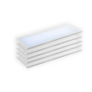 ENOVALITE 5er Pack LED-Panel 120x30 36W 3600lm Kaltweiß Deckenleuchte Flimmerfrei UGR22 Ultraflache Büro-Einbauleuchte mit PHILIPS Treiber