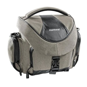 Mantona Premium Kameratasche Taupe