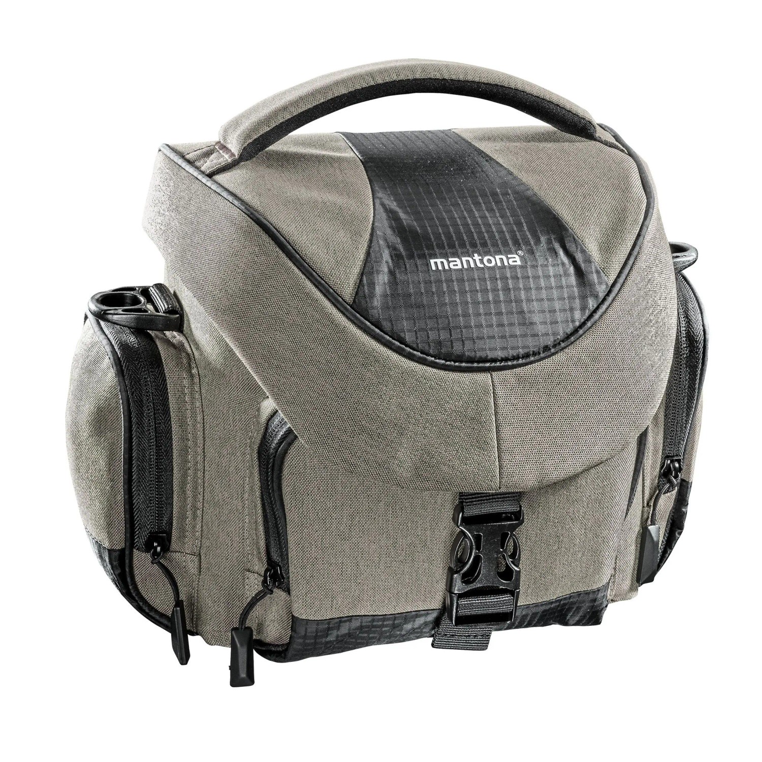 Mantona Premium Kameratasche Taupe