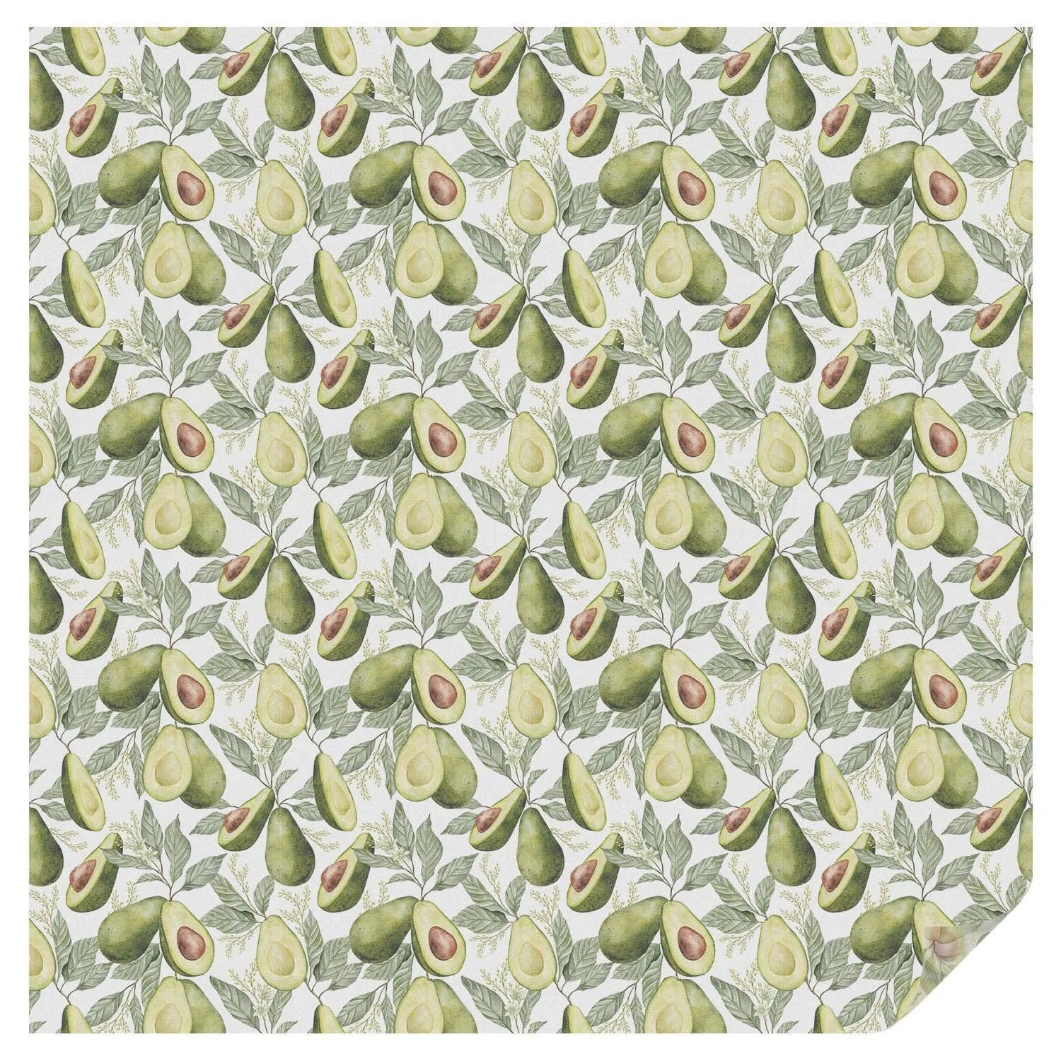 Tulup Fensterfolie Avocadoblätter Folie für Fenster Sichtschutz 100x100 cm günstig online kaufen