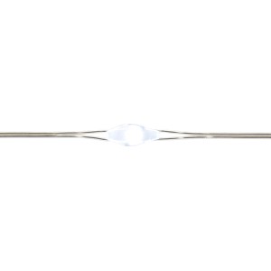 Nahaufnahme: LED-Drahtlichterkette, 2 m, kaltweißes Licht, Innen-Lichterkette.