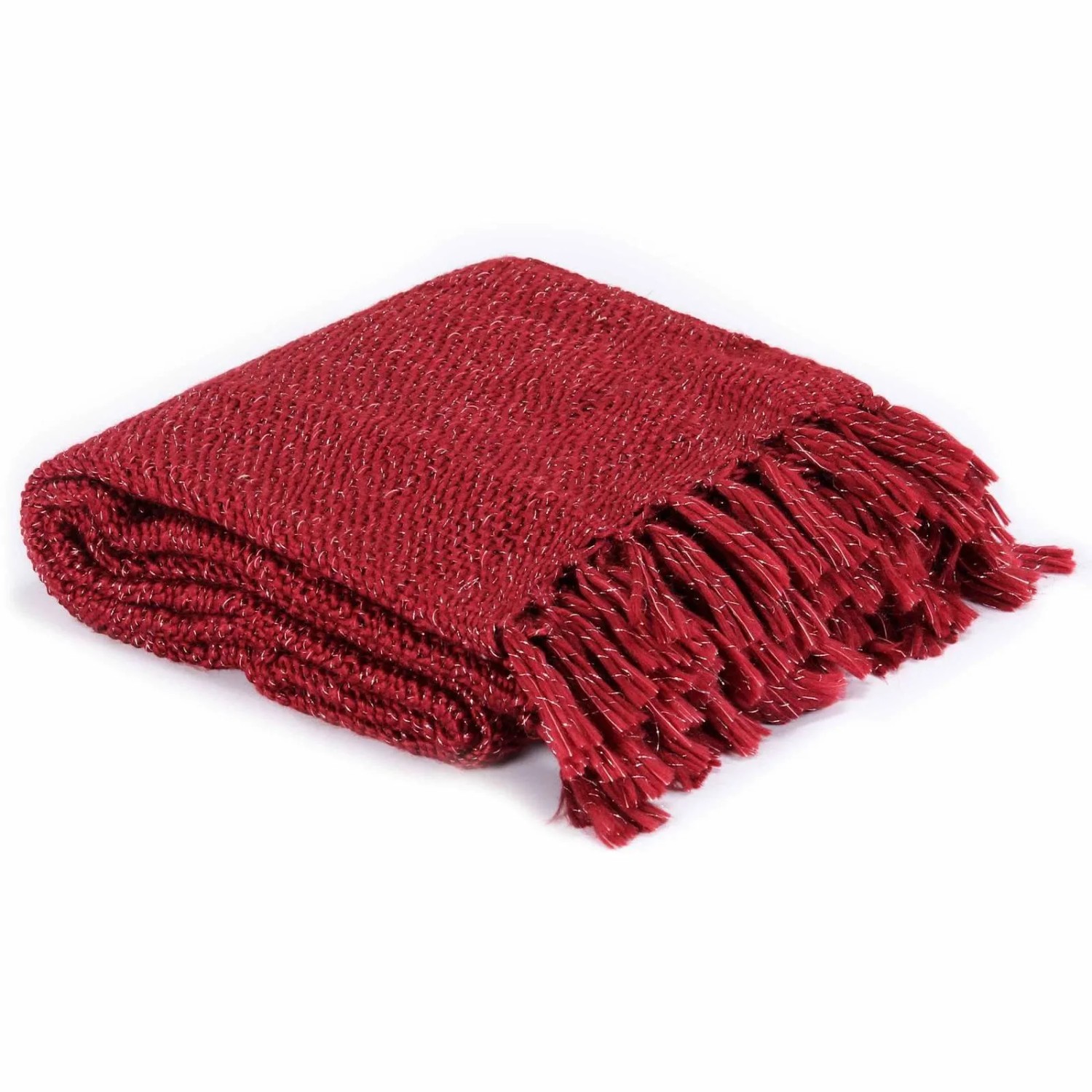 vidaXL Decke Bordeauxrot 220 x 250 cm Polyester 133772_2