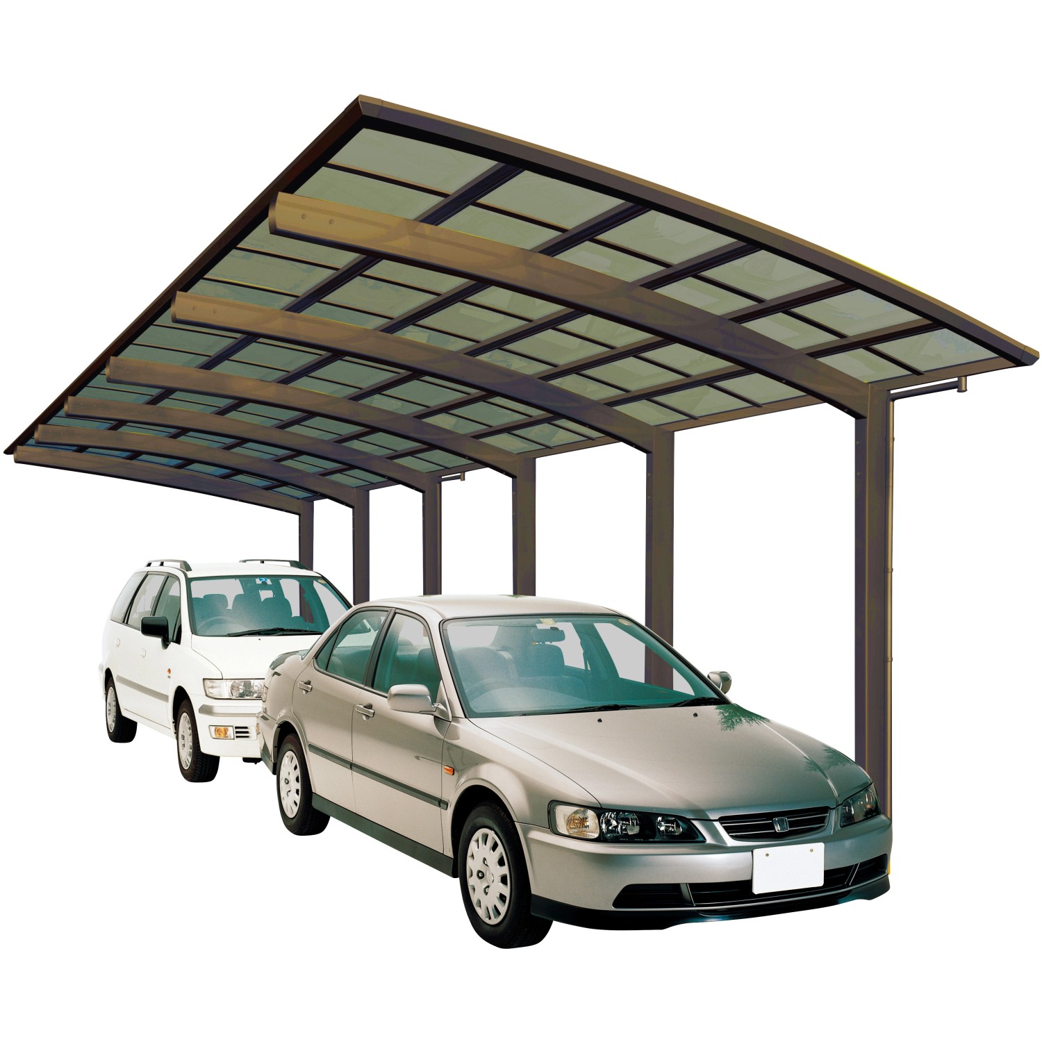 Ximax Alu Carport Portoforte Tandem Typ 110 Bronze 270 x 983 cm Sonderferti günstig online kaufen