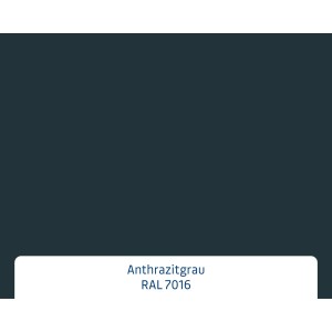 EcoStar Haustür Isopro IP 010, Anthrazitgrau (RAL 7016). Farbe der Tür.