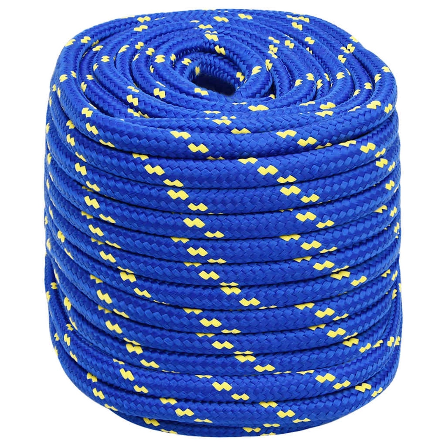 vidaXL Bootsseil Blau 16 mm 100 m Polypropylen 152468