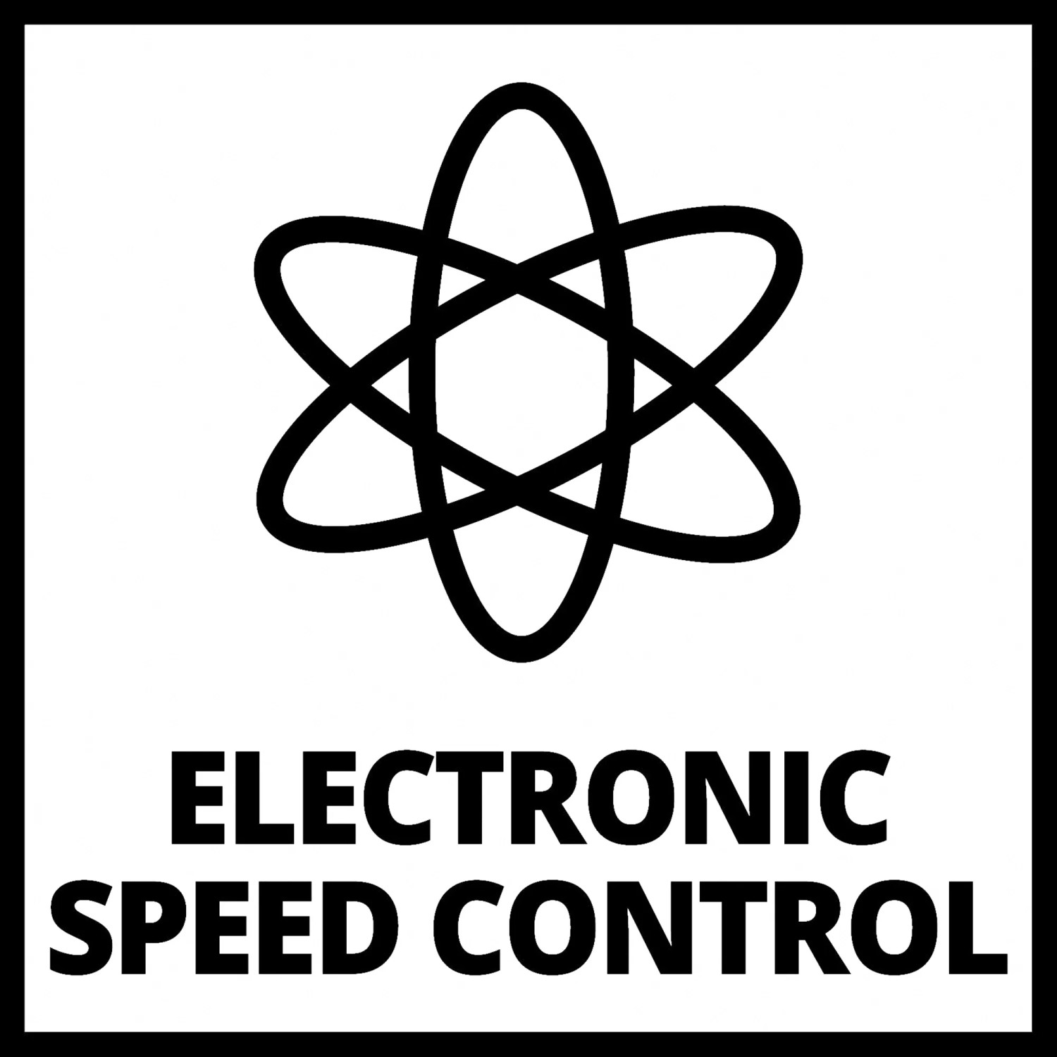 Symbol für elektronische Drehzahlregelung des Einhell Akku-Schlagbohrschraubers.