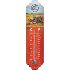 Nostalgic-Art Thermometer Claas mit Retro-Motiv, 28x6,5cm, für Innenräume.