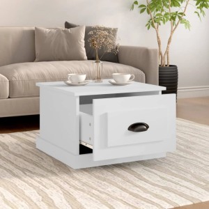 vidaXL Couchtisch Weiß 50x50x35 cm Holzwerkstoff 816248