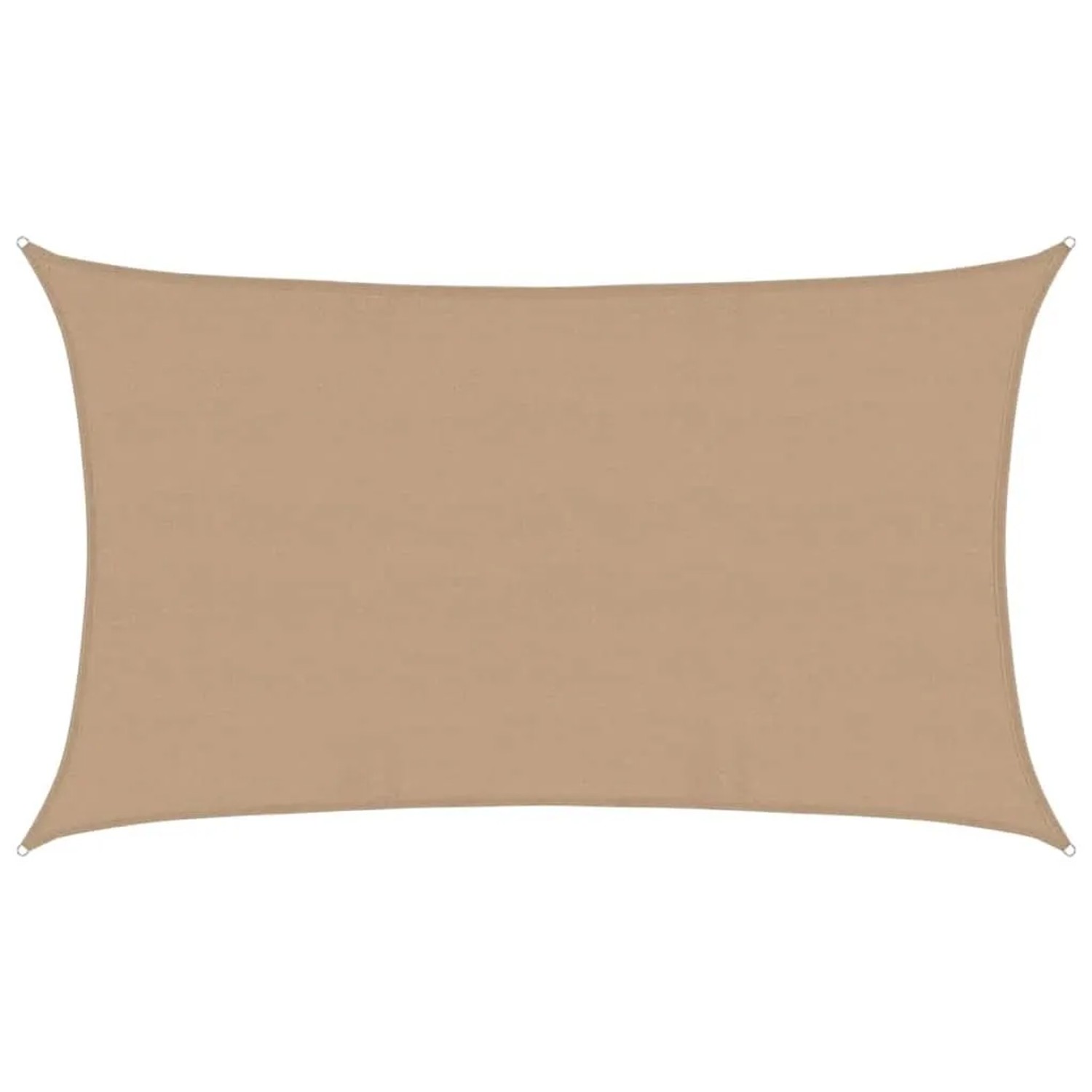 vidaXL Sonnensegel 160 g/m² Taupe 5x8 m HDPE 311413