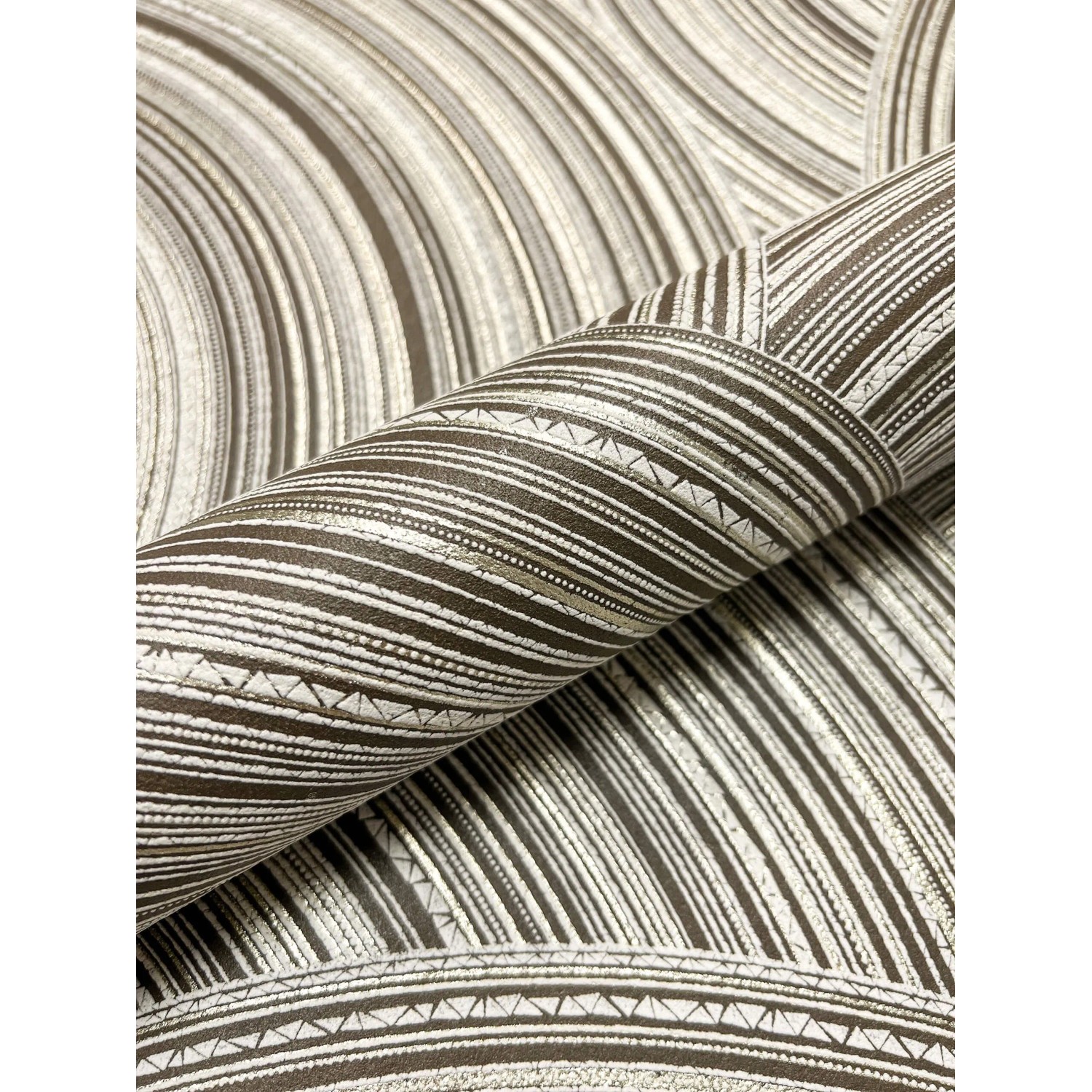 Newroom Vliestapete Chumbo Brown Leicht Glänzend Ethno FSC® günstig online kaufen