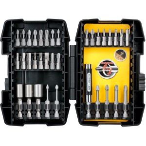 Stanley FatMax Torsion Bitset, 33-teilig in Minisafe-Box, verschiedene Schrauberbits.