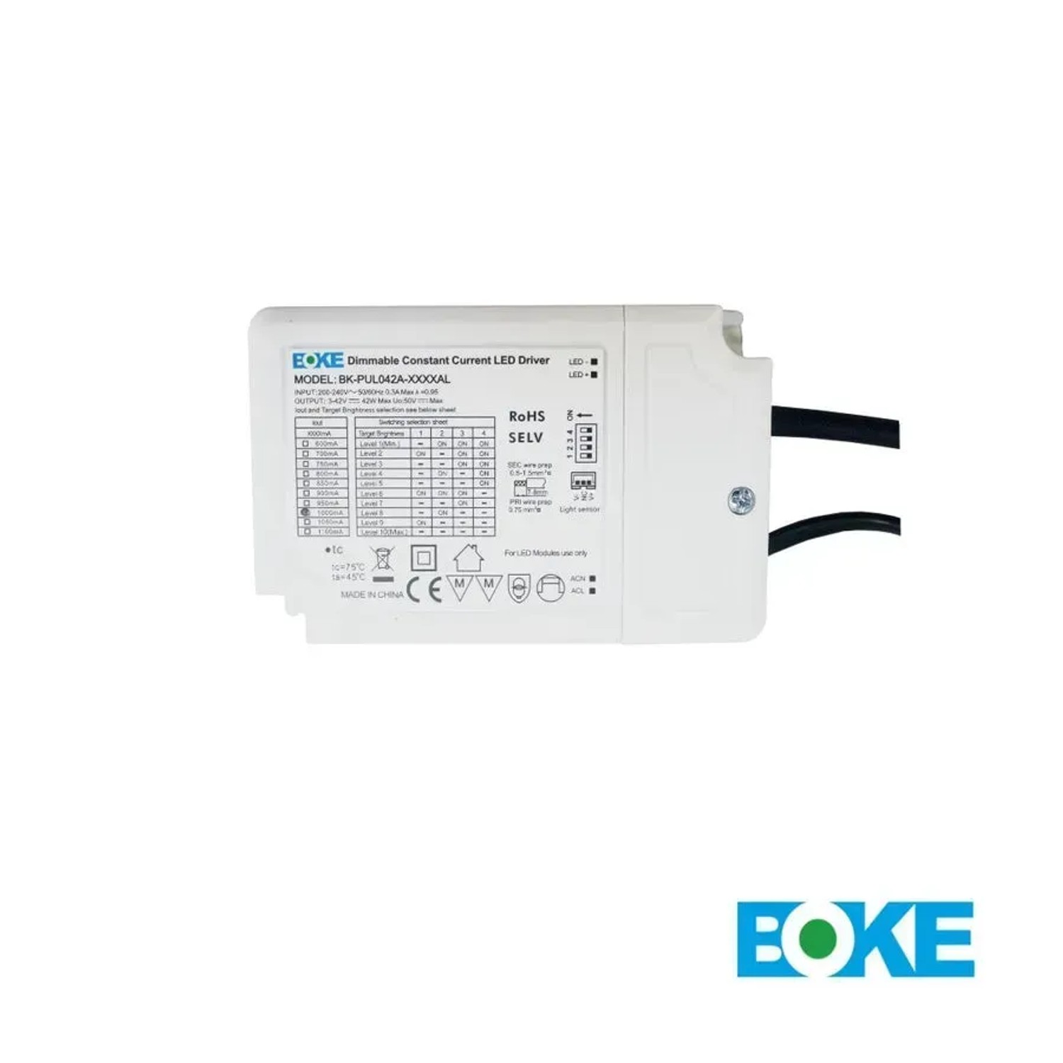 Netzteil für ENOVALITE LED Panel 62x62, 36W, 4000K, Dämmerungssensor, Rasterdeckenleuchte.