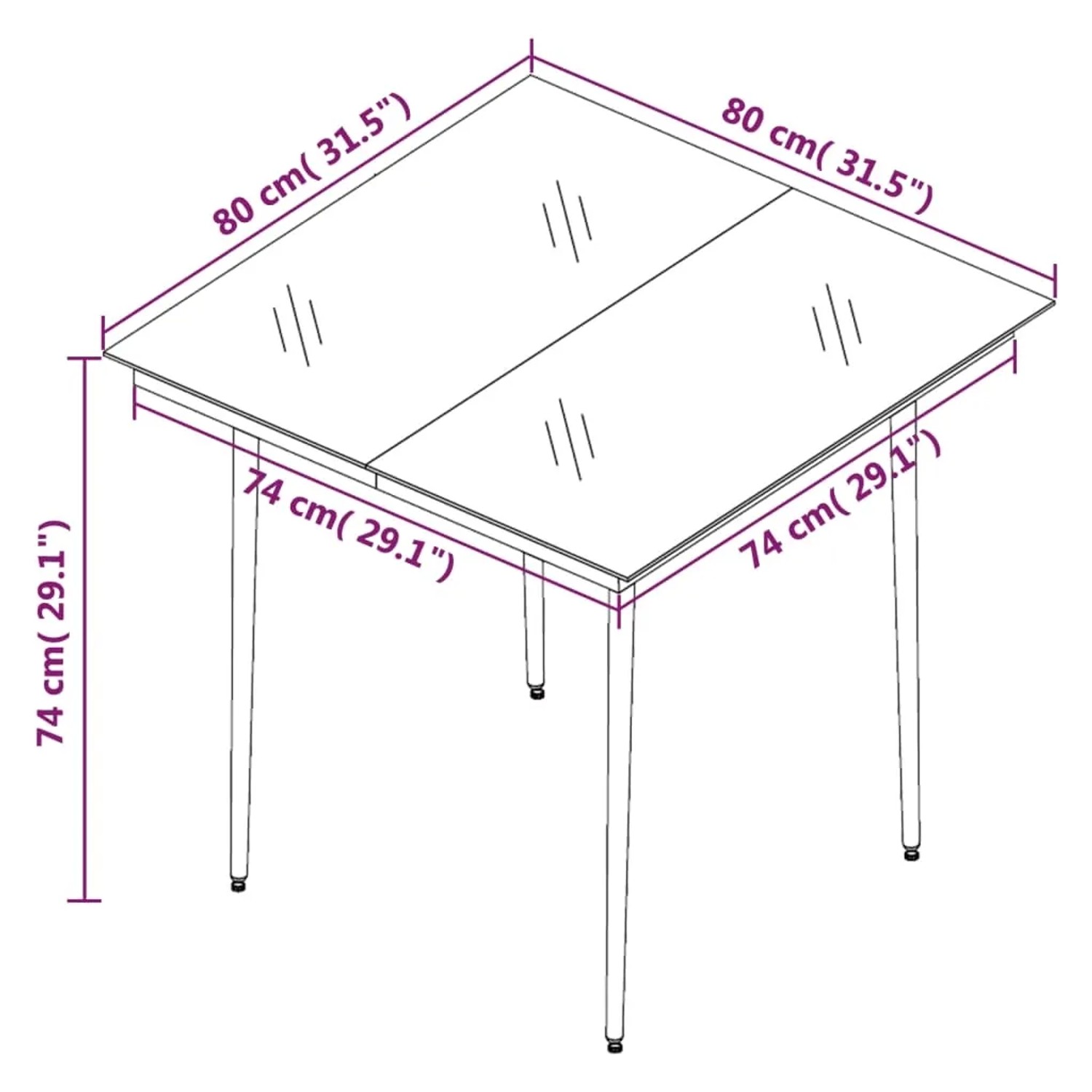 vidaXL Garten-Essgruppe, 3-teilig, grau, Poly Rattan, mit Tisch (80x80cm) und 2 Stühlen, inkl. Kissen.