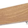 Moderne LED-Wandleuchte Siegfried in Holzoptik, 22,5x8 cm, für stimmungsvolle Beleuchtung im Innenbereich.