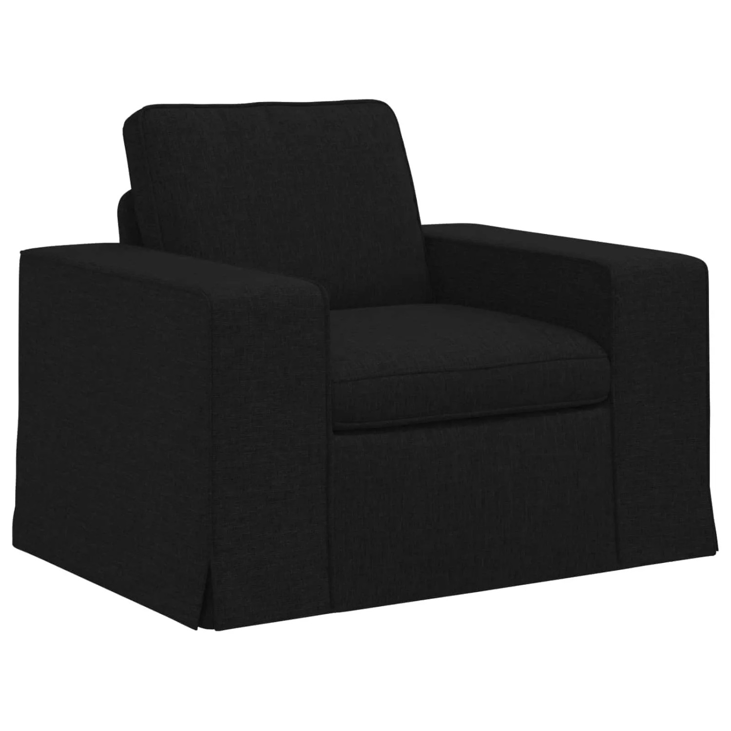 vidaXL Sofa Schwarz 103 x 80 x 82 cm Stoff 42024378