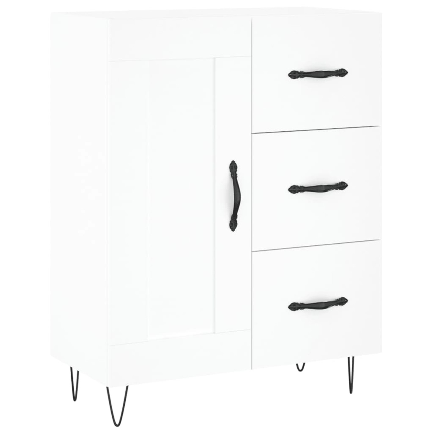 vidaXL Sideboard Weiß 69,5x34x90 cm Holzwerkstoff 830252 günstig online kaufen