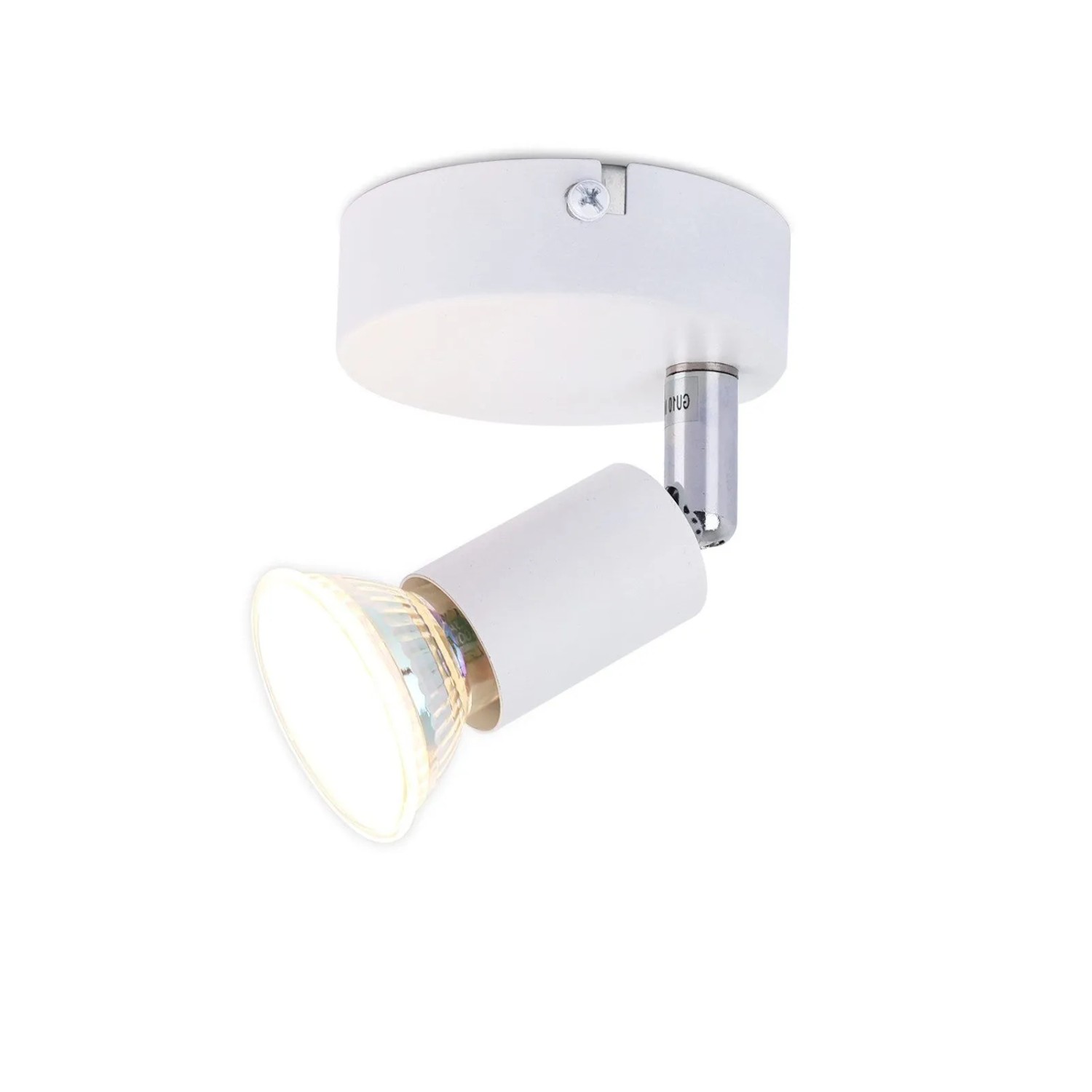 ZMH LED Deckenlampe 1 Flammig Weiß GU10 Warmweiß ohne Leuchtmittel