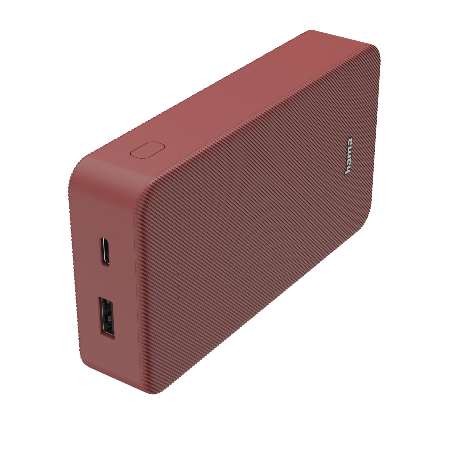 Hama Power Pack Colour 20 mit 2 Ausgängen USB-C/USB-A 20.000 mAh Rot