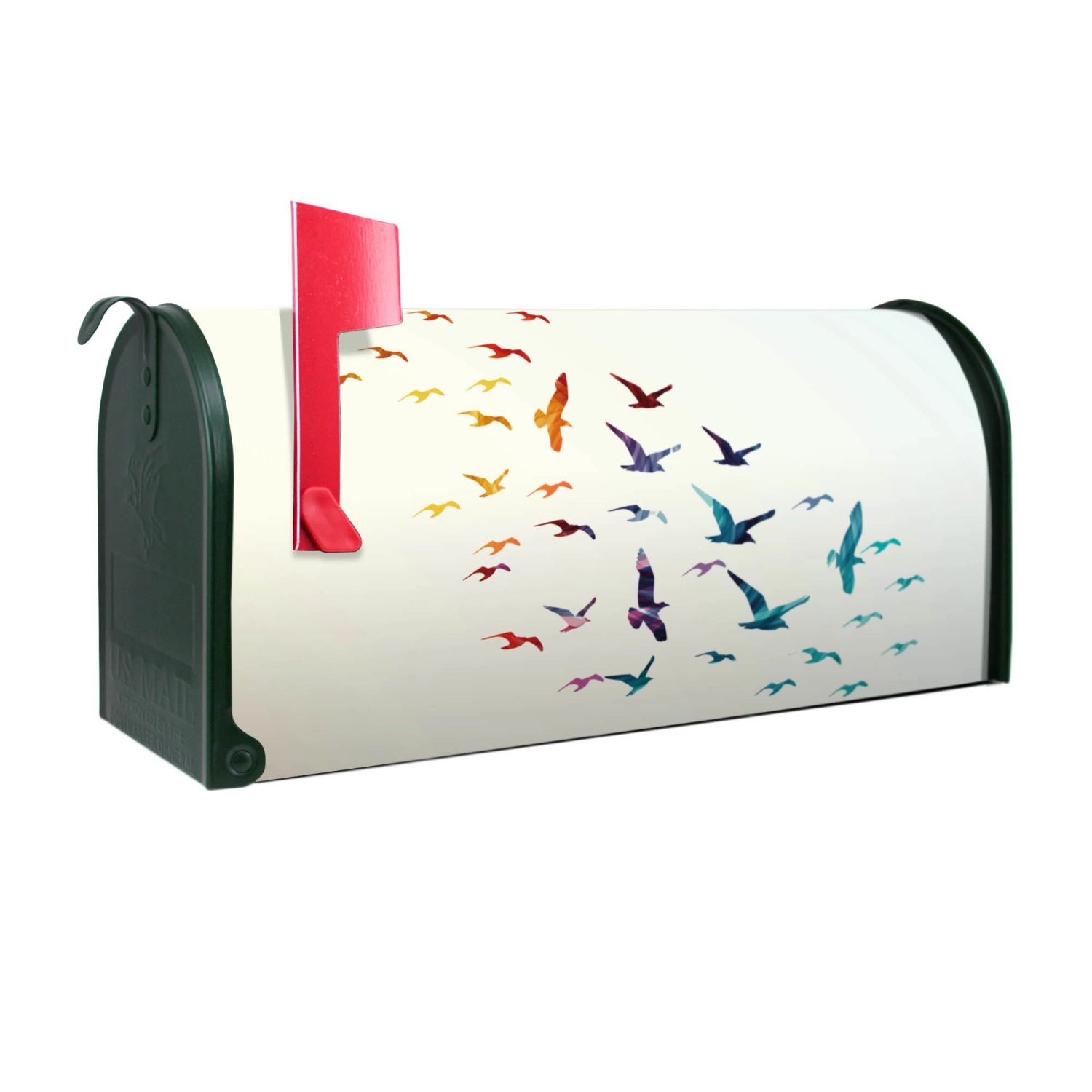 Banjado Amerikanischer Briefkasten Grün 48x22x16cm US Mailbox Letterbox Pos günstig online kaufen