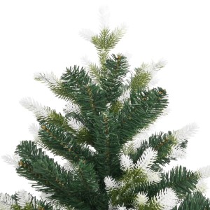Detailaufnahme: Beschneiter, klappbarer, künstlicher Weihnachtsbaum, 180 cm hoch.