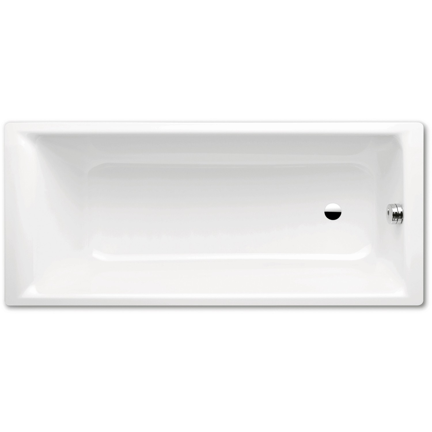 Kaldewei Rechteck-Badewanne Puro 170 cm x 75 cm Weiß
