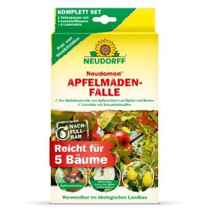 Neudorff Neudomon Apfelmadenfalle zur biologischen Schädlingsbekämpfung von Apfelwicklern.