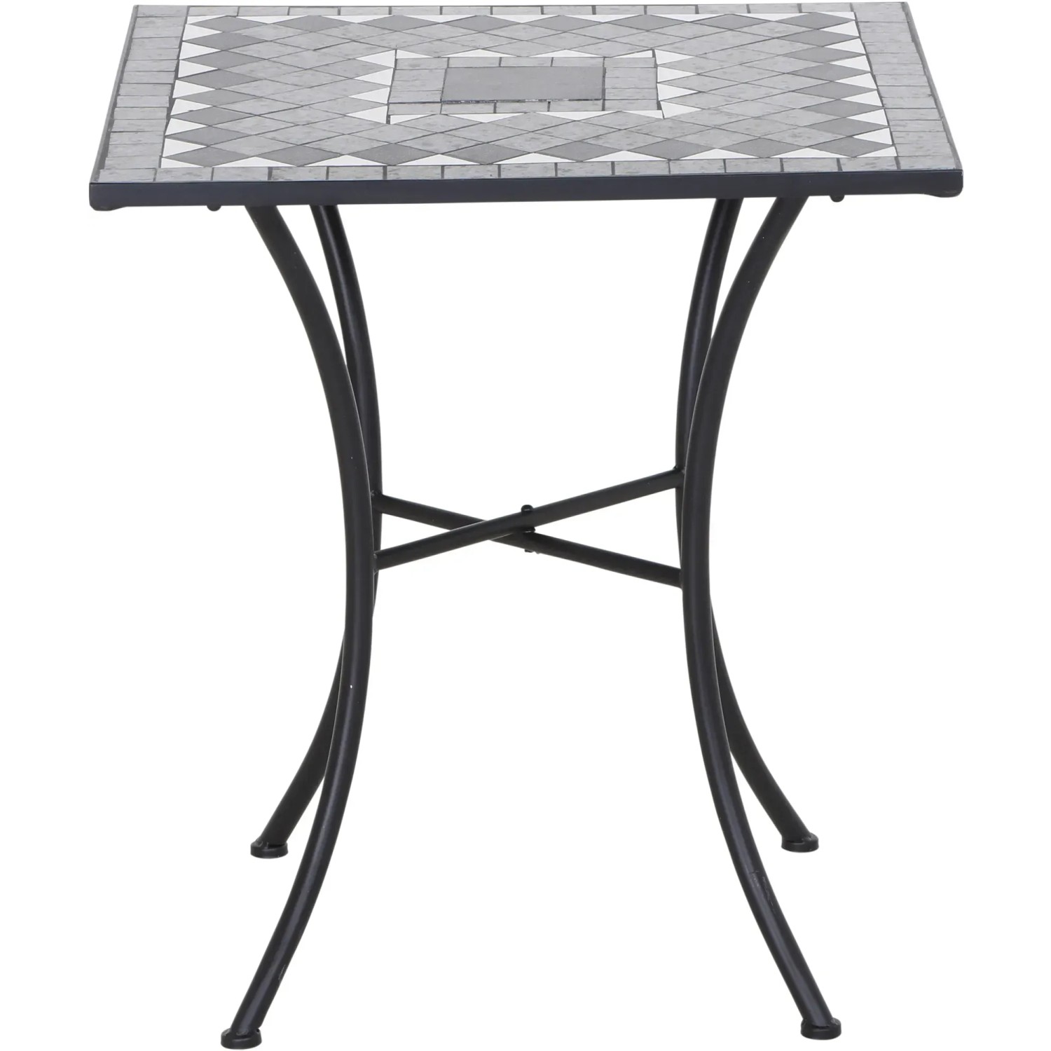 Siena Garden kleiner Gartentisch Como Quadratisch Grau 60 x 60 cm kaufen bei OBI