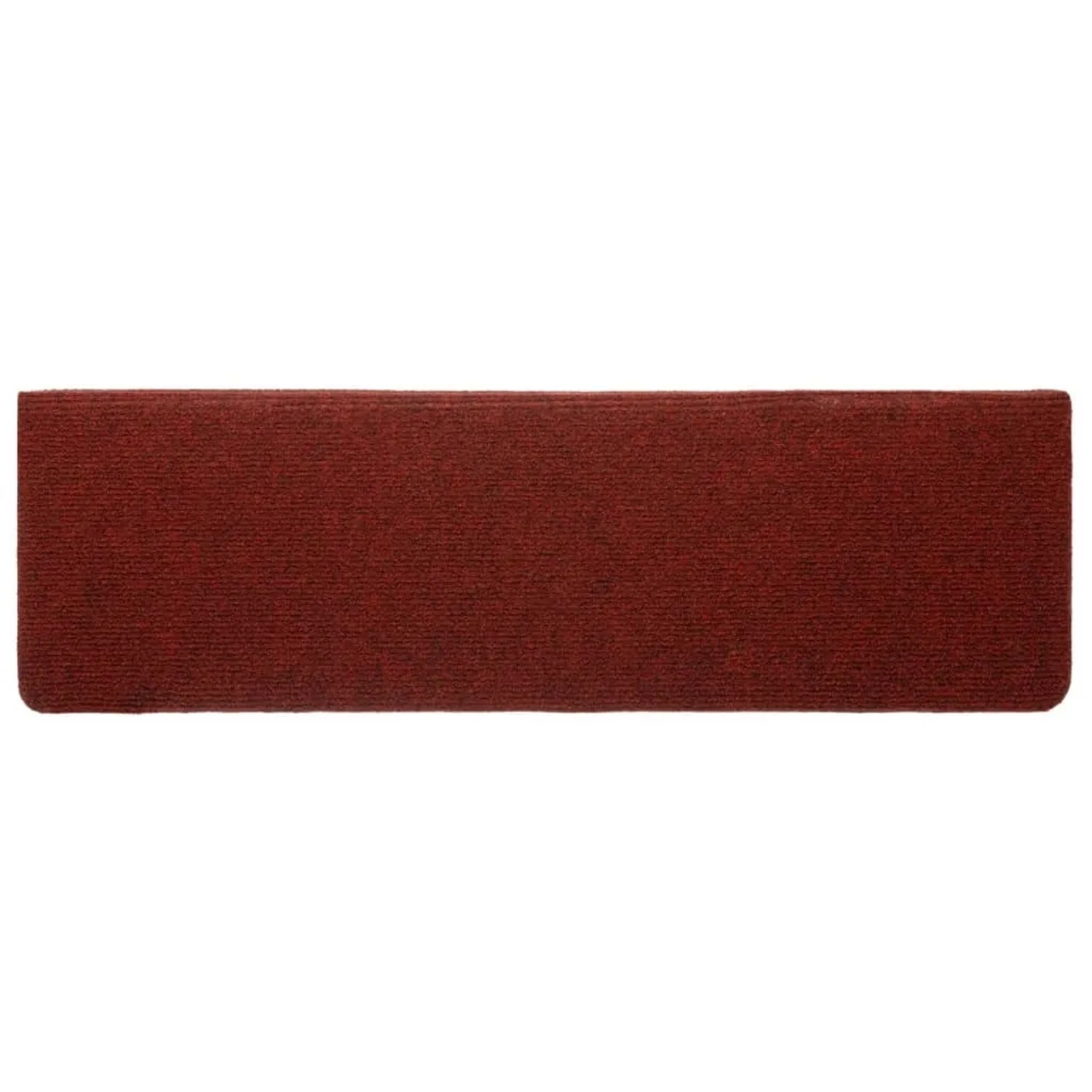 VidaXL Stufenmatte, 65x21cm, Bordeauxrot, Nadelvlies. Rutschfester Schutz für Ihre Treppe.
